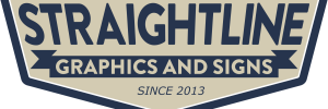 Straightline Graphics and Signs logo in Ladysmith BC vehicle wraps signage branding company